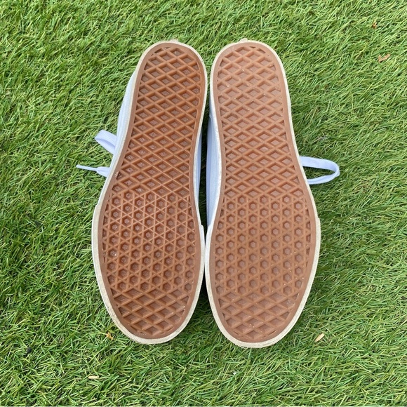 VANS WHITE PLATFORM SNEAKERS 8.5 - Picture 7 of 12